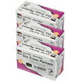 Charles Leonard Barrel Style Dry Erase Markers, Chisel, Black, 12 Per Pack, PK3 47920